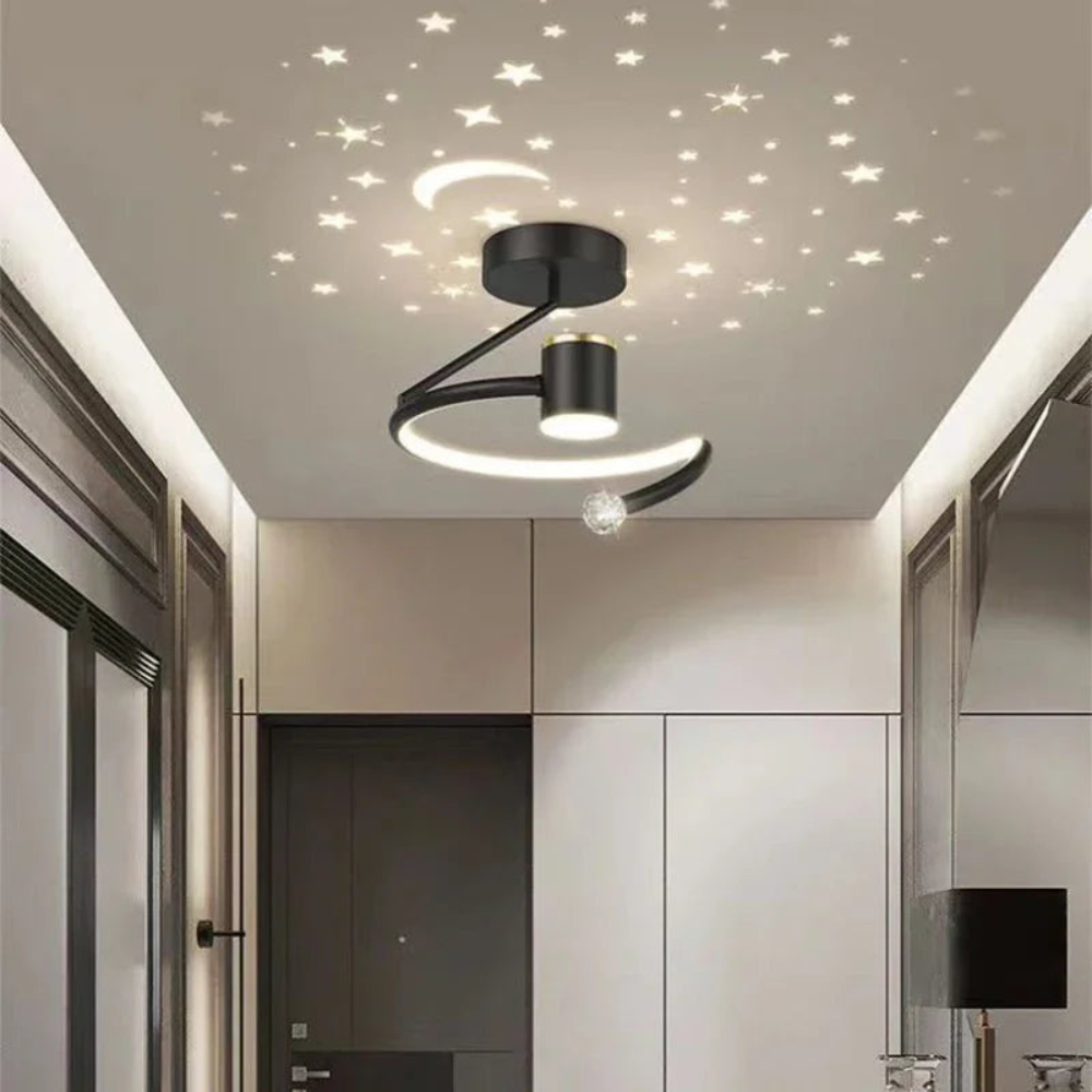 Starry Sky LED Ceiling Light | Modern Chandelier Style for Kids’ Rooms and Living Areas