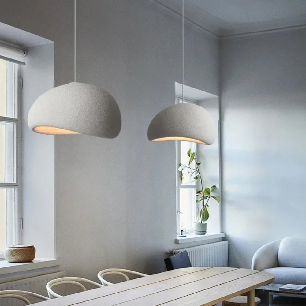Pendant Light | Wabi-Sabi Style Hanging Fixture for Dining and Living Areas
