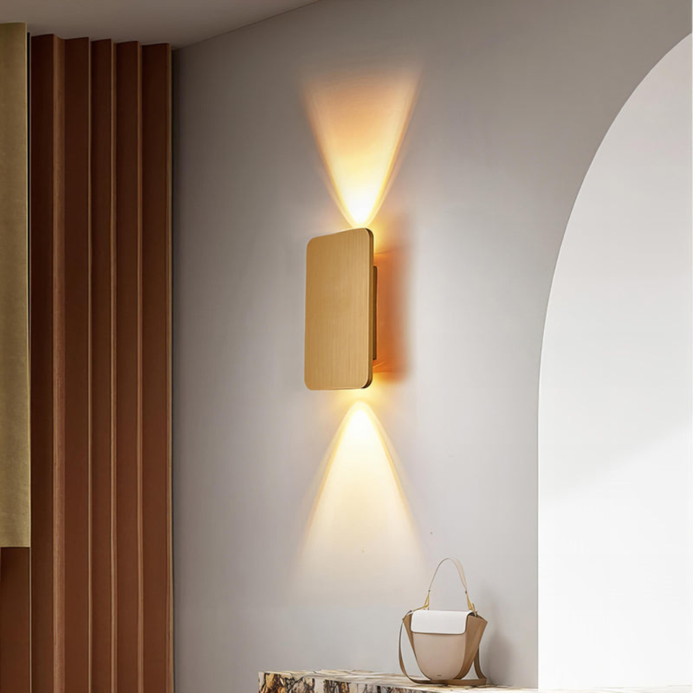 Modern Rectangular LED Wall Lamp | Sleek Indoor Lighting for Hallways and Bedrooms