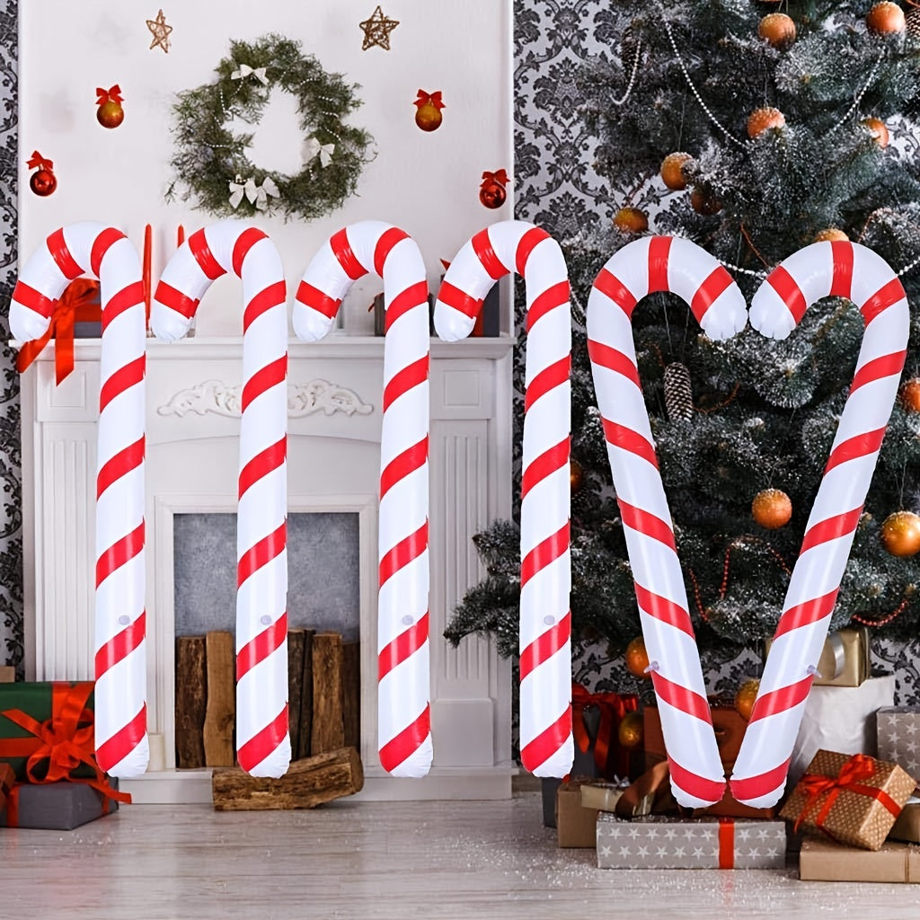 Outdoor Christmas Decorations | Giant Inflatable Candy Cane
