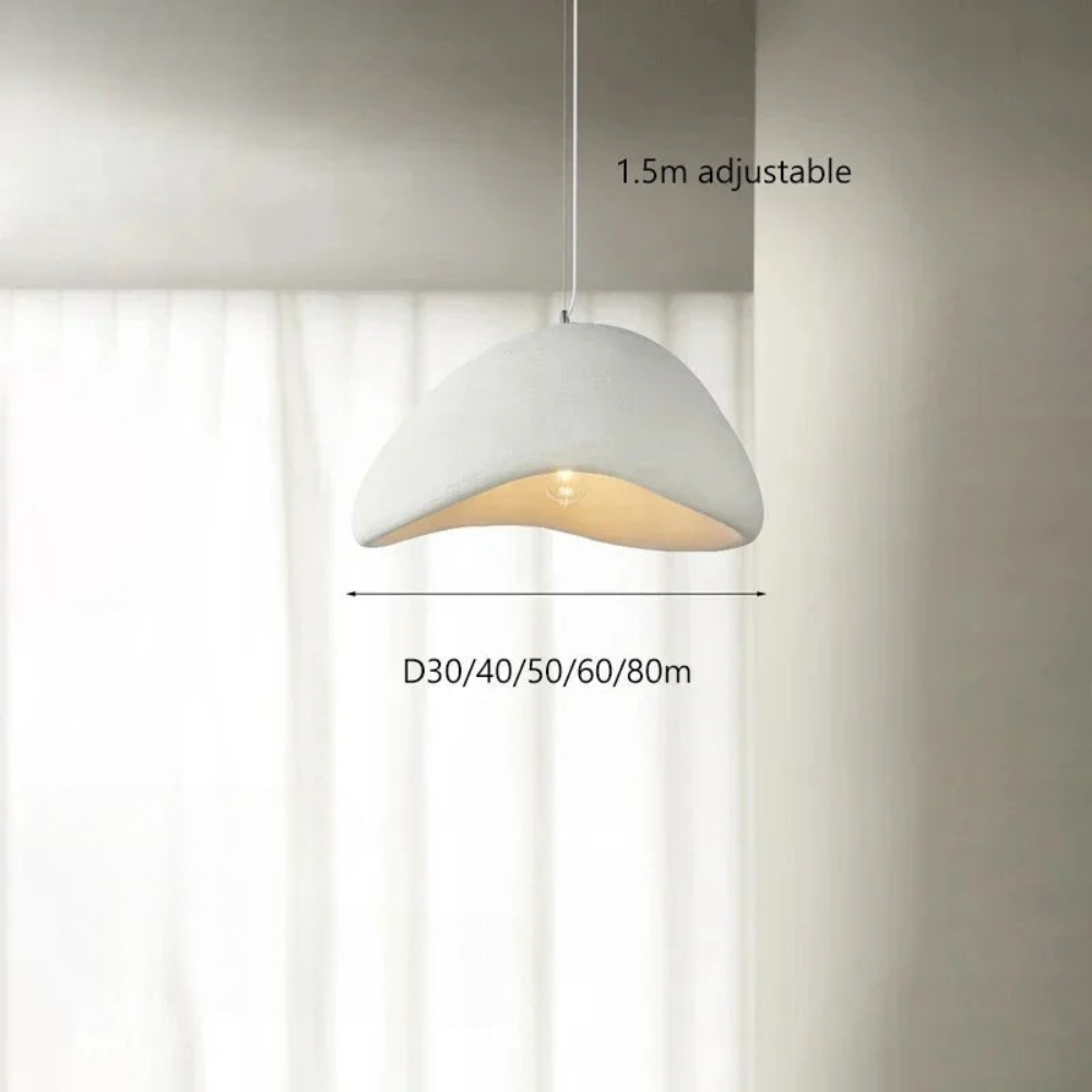 Pendant Light | Wabi-Sabi Style Hanging Fixture for Dining and Living Areas