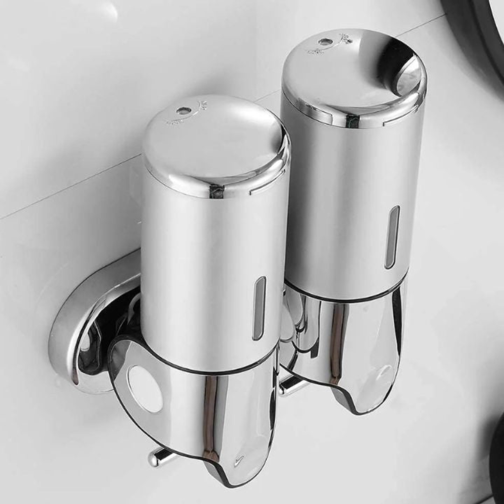 Bathroom Minimalist Wall Mounted Soap Dispenser Set | Modern Design