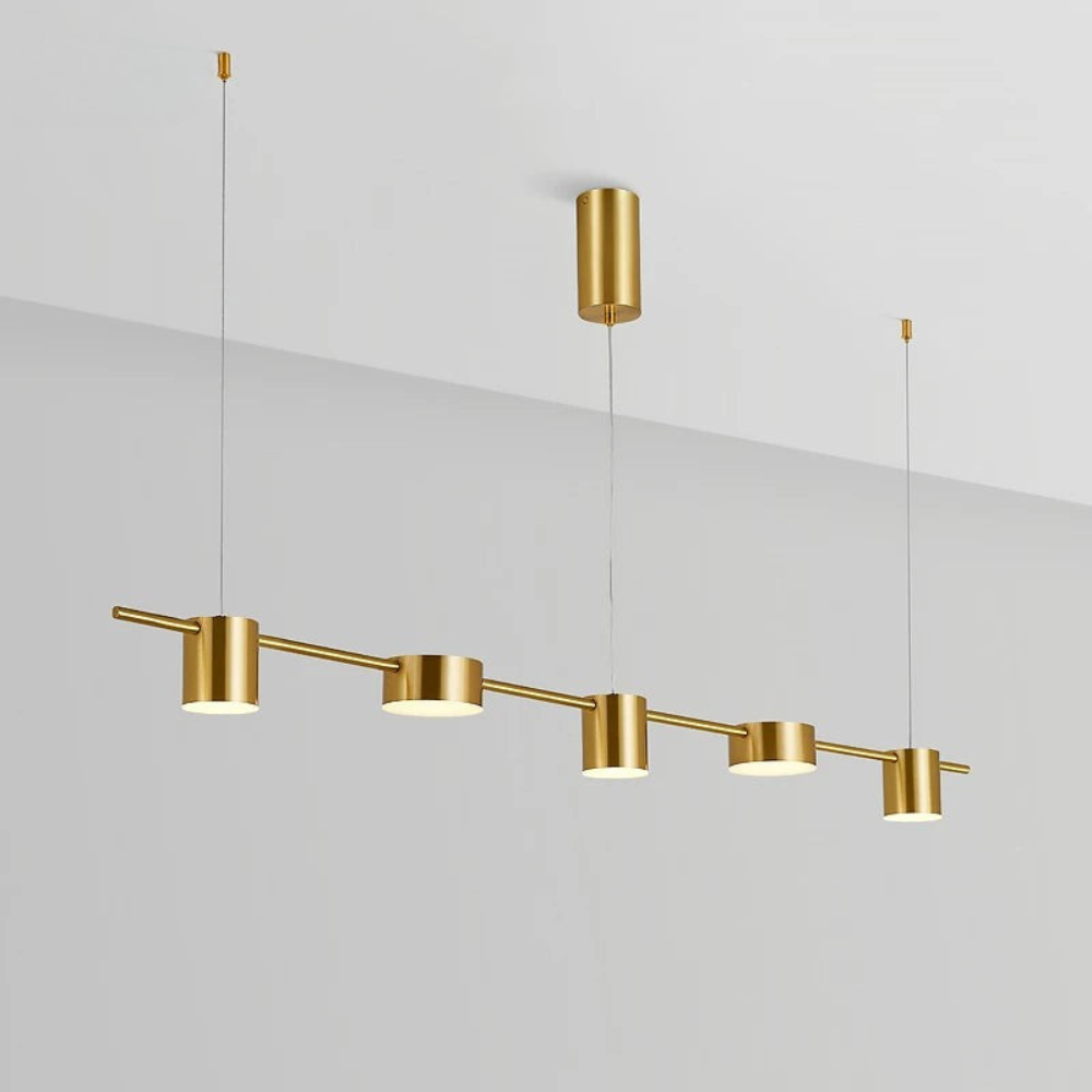 Modern Ceiling Chandelier | Dimmable LED Pendant Light for Living Room and Dining Area
