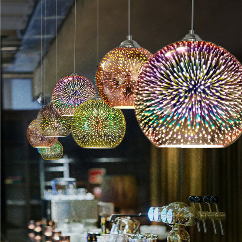 Pendant Light | Fireworks Globe Ceiling Fixture