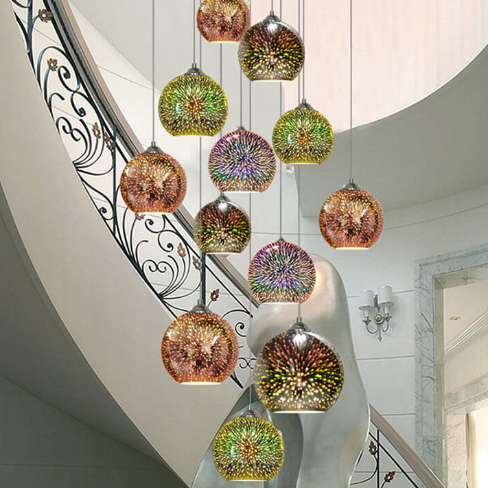 Pendant Light | Fireworks Globe Ceiling Fixture