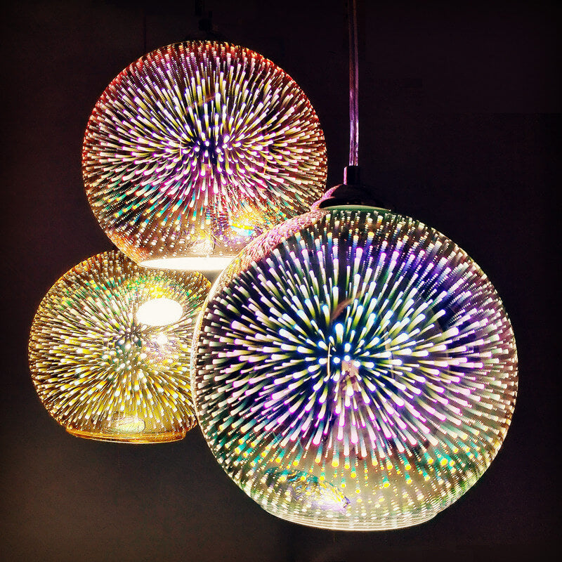Pendant Light | Fireworks Globe Ceiling Fixture