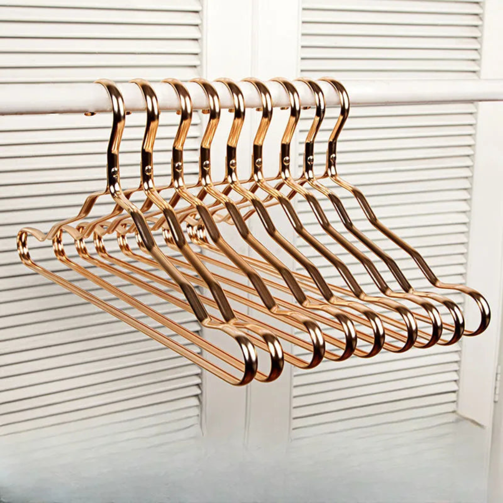 Wardrobe Elegant Brass Coat Hangers | Premium Minimalist Design