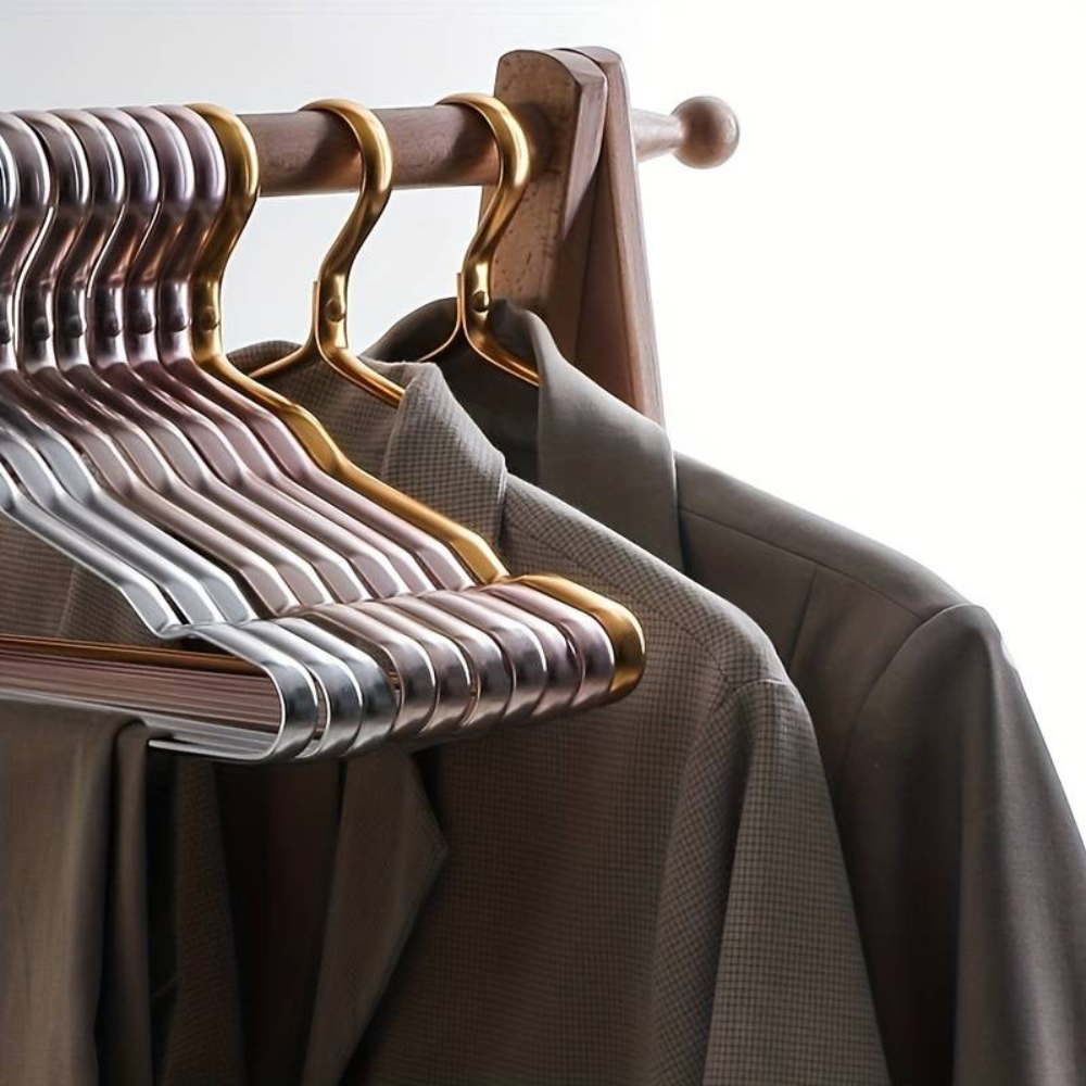 Wardrobe Elegant Brass Coat Hangers | Premium Minimalist Design