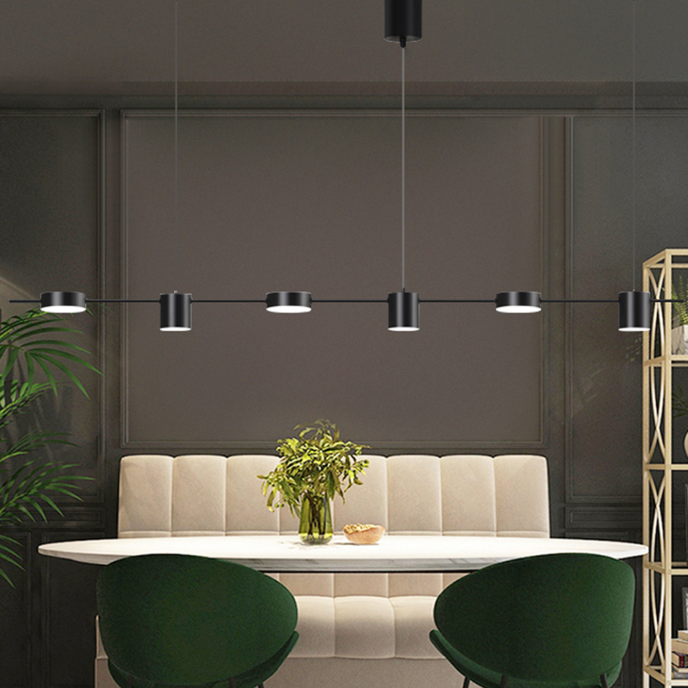 Modern Ceiling Chandelier | Dimmable LED Pendant Light for Living Room and Dining Area