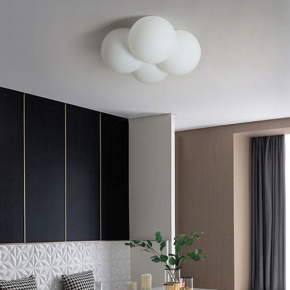 Cloud-Inspired LED Ceiling Light | Modern Soft Glow Flush Mount Fixture