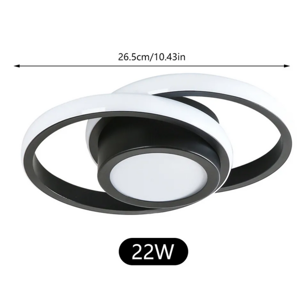 Modern Minimalist Halo Ceiling Light | Soft LED Flush Mount for Elegant Interiors