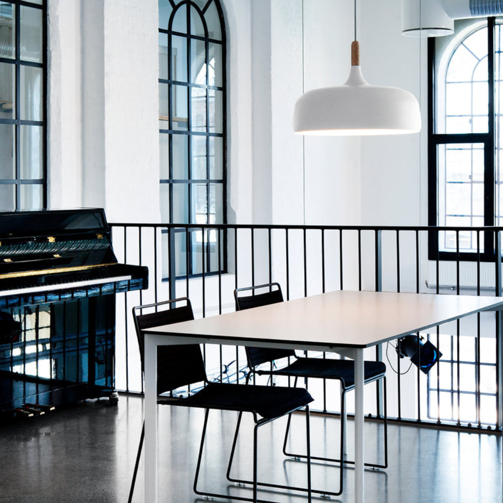 Living Room Black Pendant Light | Modern Nordic Design