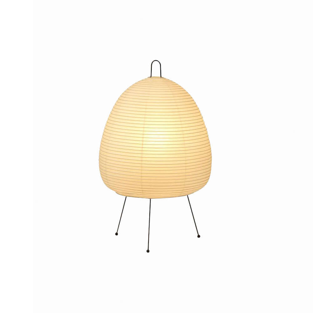 Table Lamp | Paper Shade Sculptural Table Light