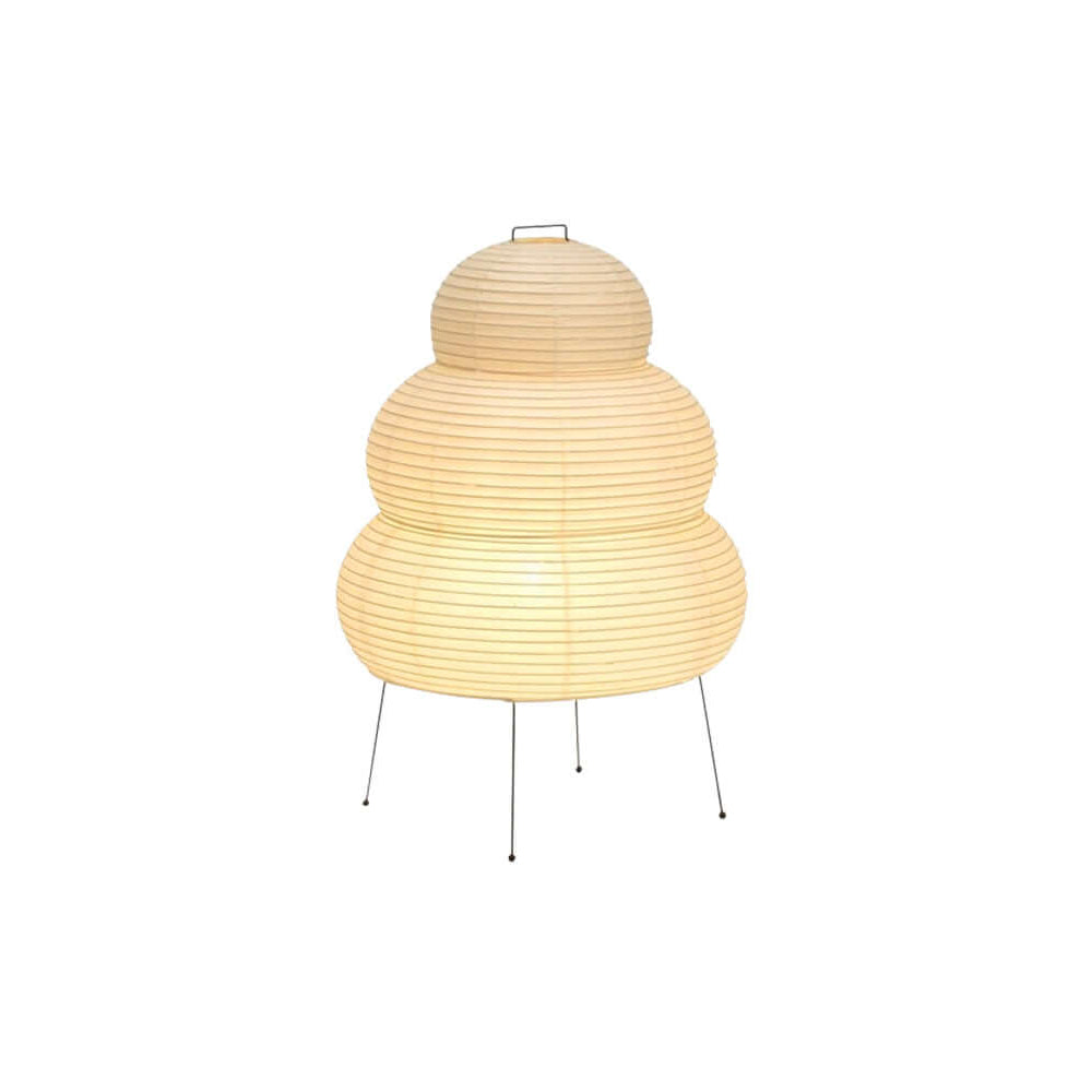 Table Lamp | Paper Shade Sculptural Table Light