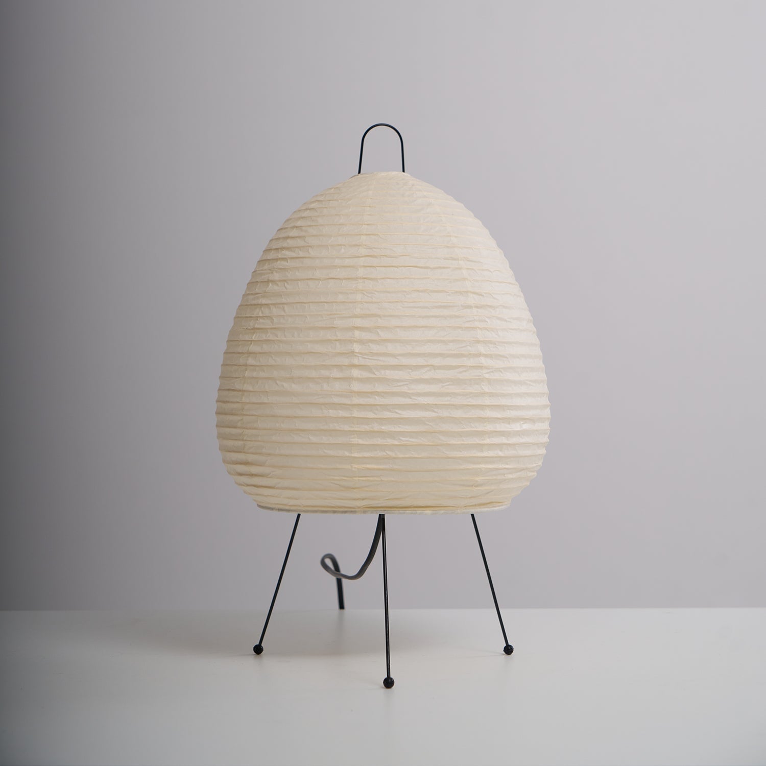 Table Lamp | Paper Shade Sculptural Table Light