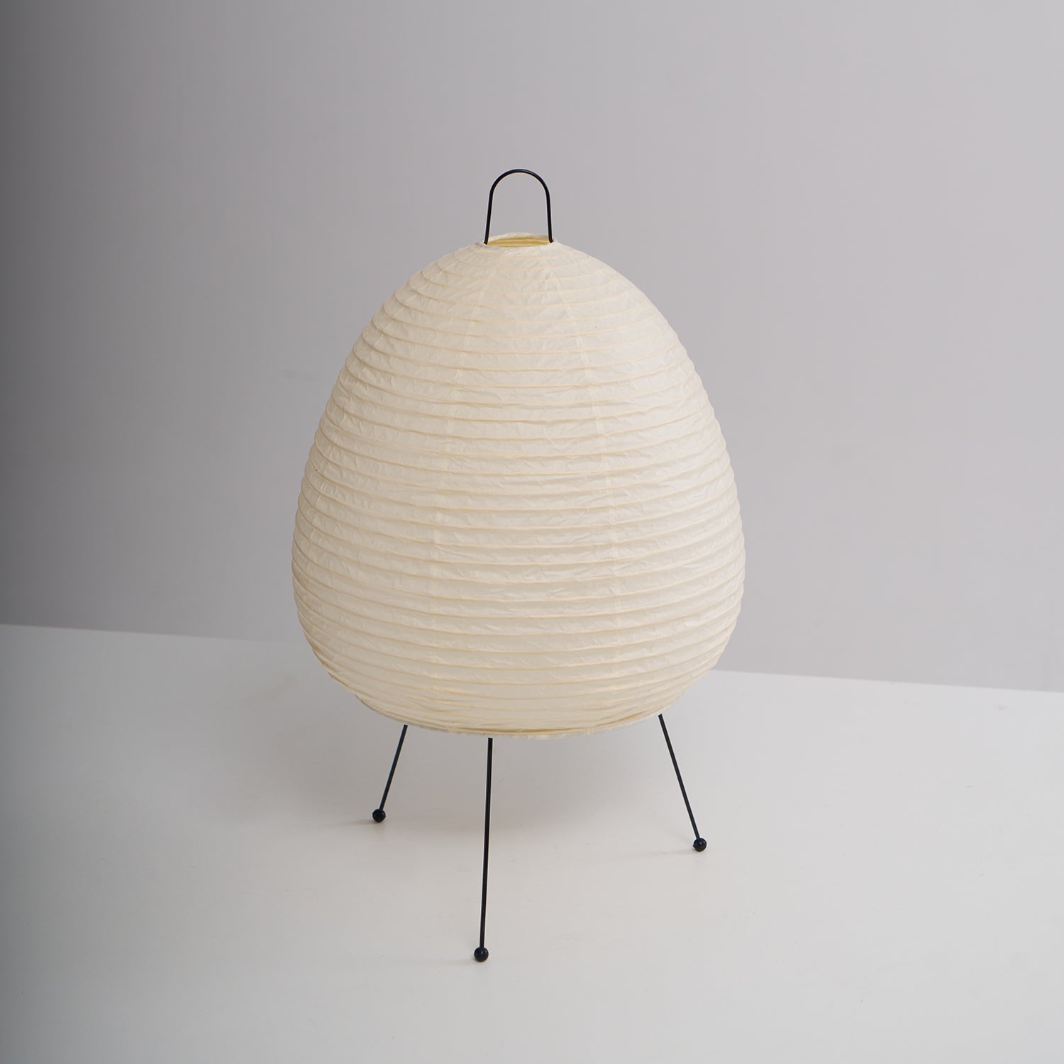 Table Lamp | Paper Shade Sculptural Table Light