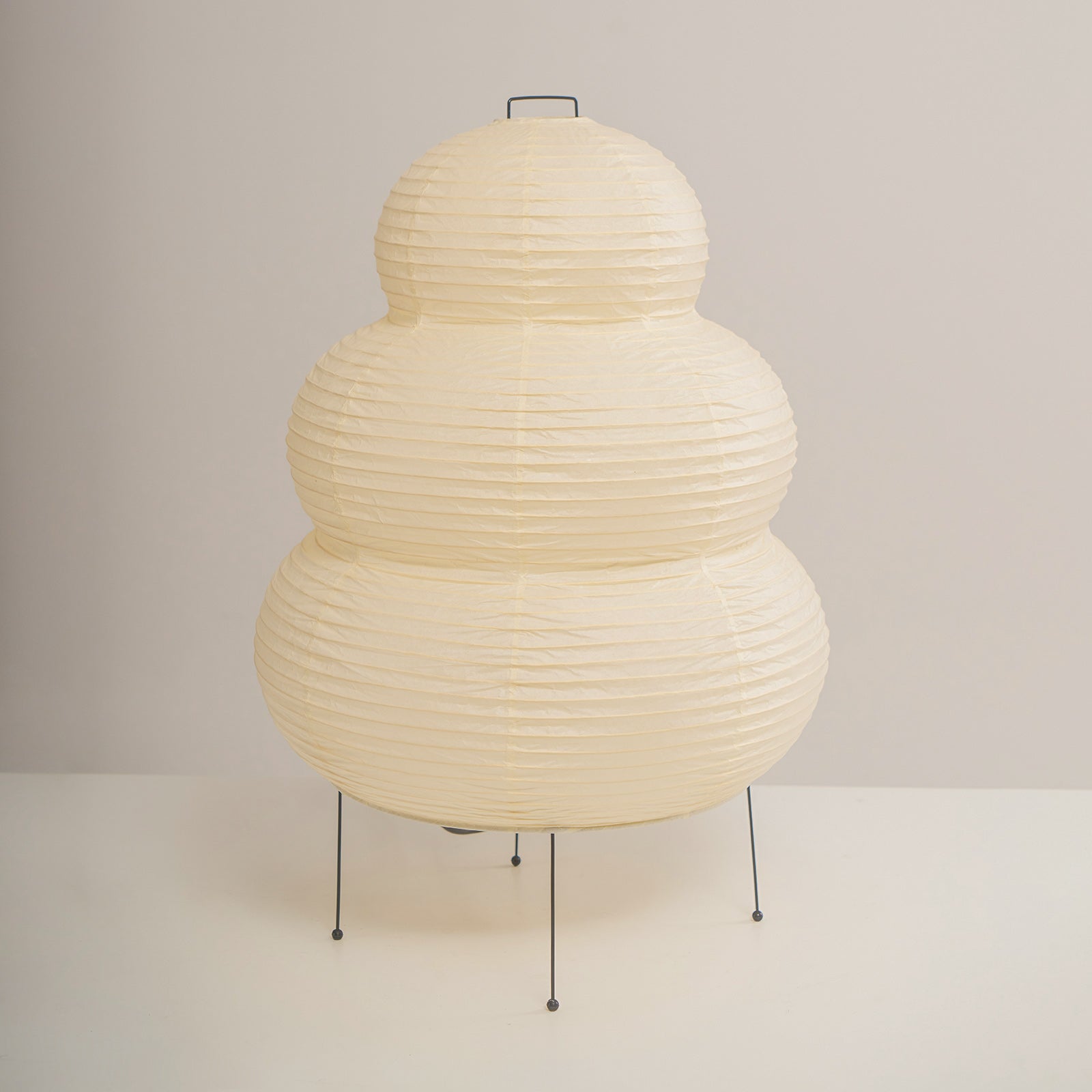 Table Lamp | Paper Shade Sculptural Table Light