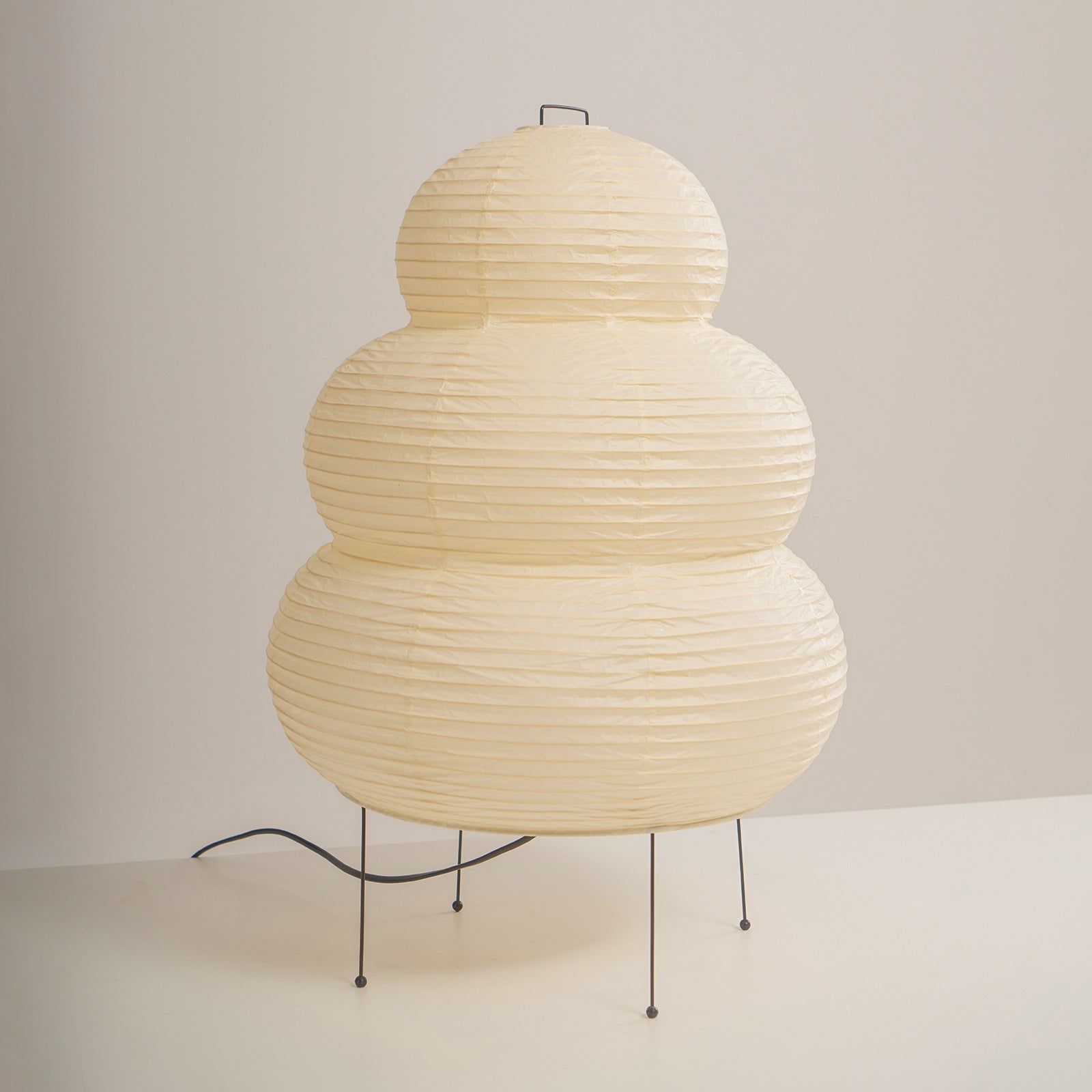 Table Lamp | Paper Shade Sculptural Table Light