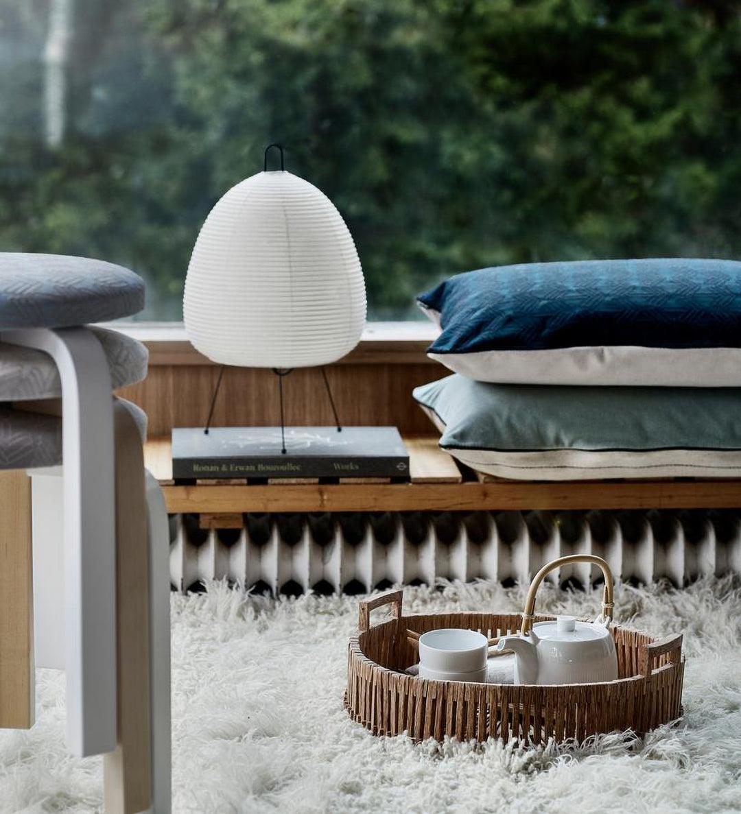 Table Lamp | Paper Shade Sculptural Table Light