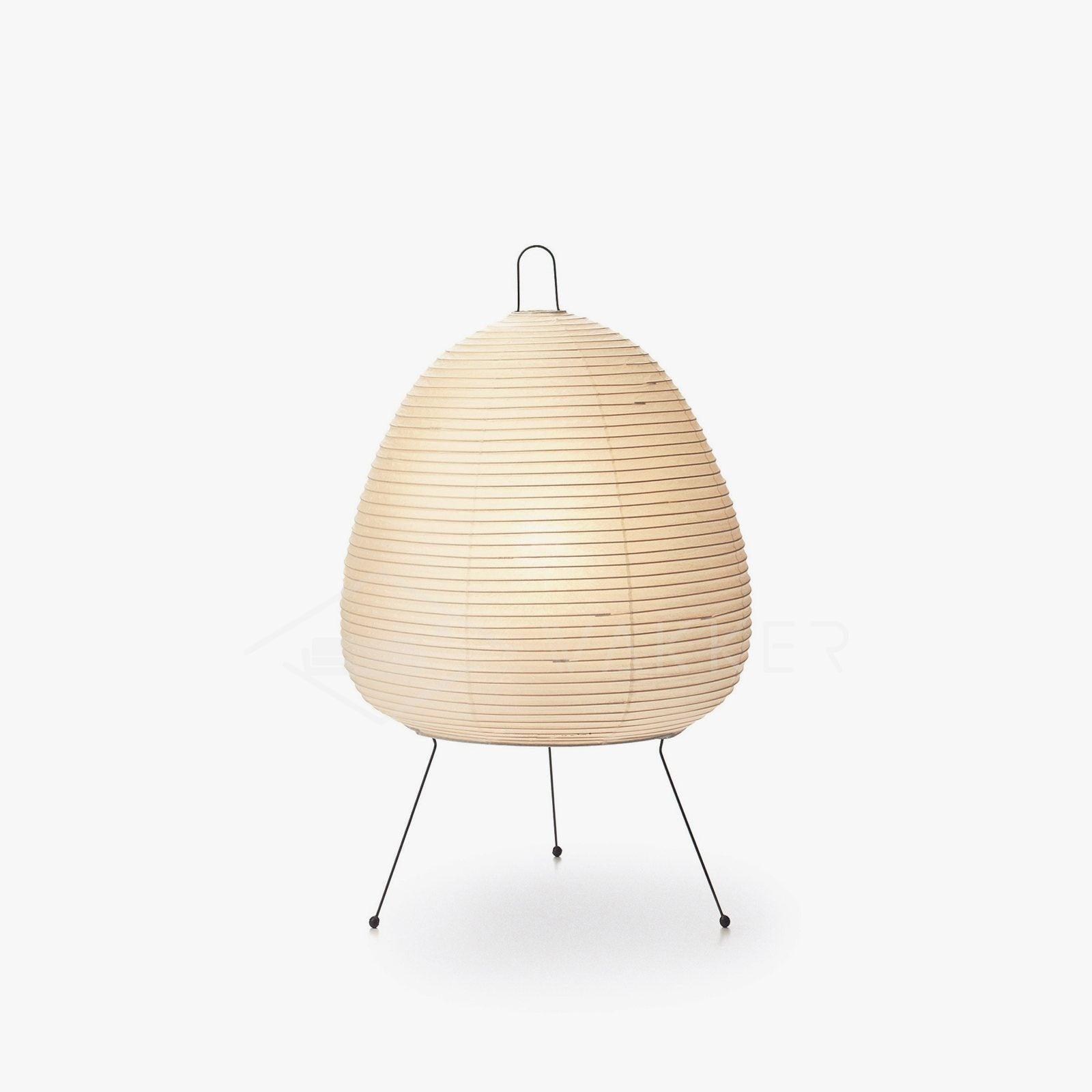Table Lamp | Paper Shade Sculptural Table Light