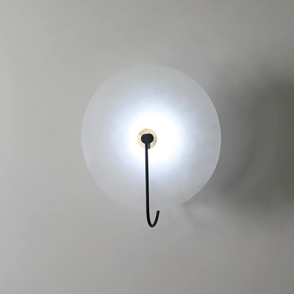 Wall Light Round | LED Alabaster Fixture