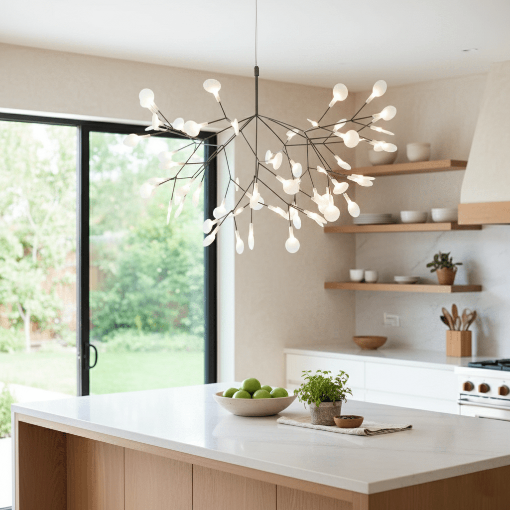 Branch-Inspired Chandelier | Multi-Head Ceiling Light