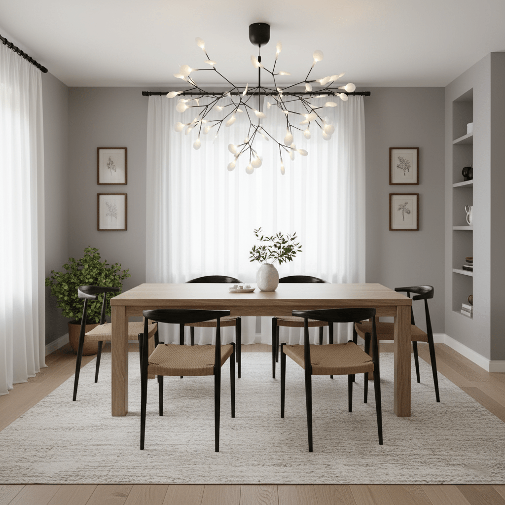 Branch-Inspired Chandelier | Multi-Head Ceiling Light