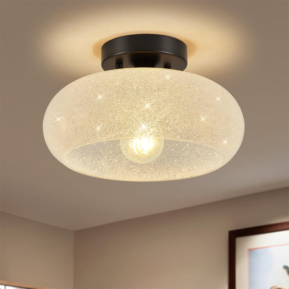 Ceiling Light | Modern Round Semi Flush Fixture