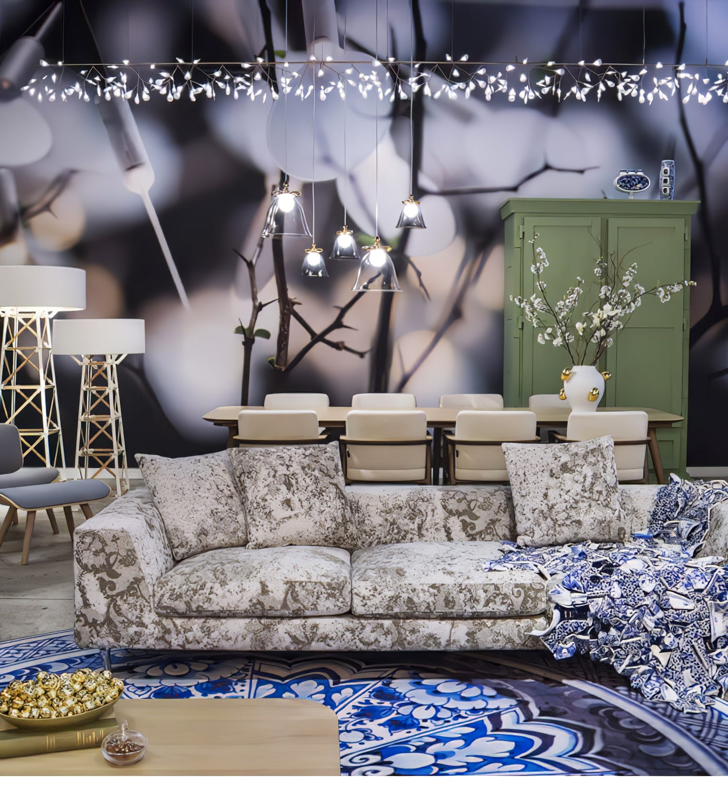 Branch-Inspired Chandelier | Multi-Head Ceiling Light