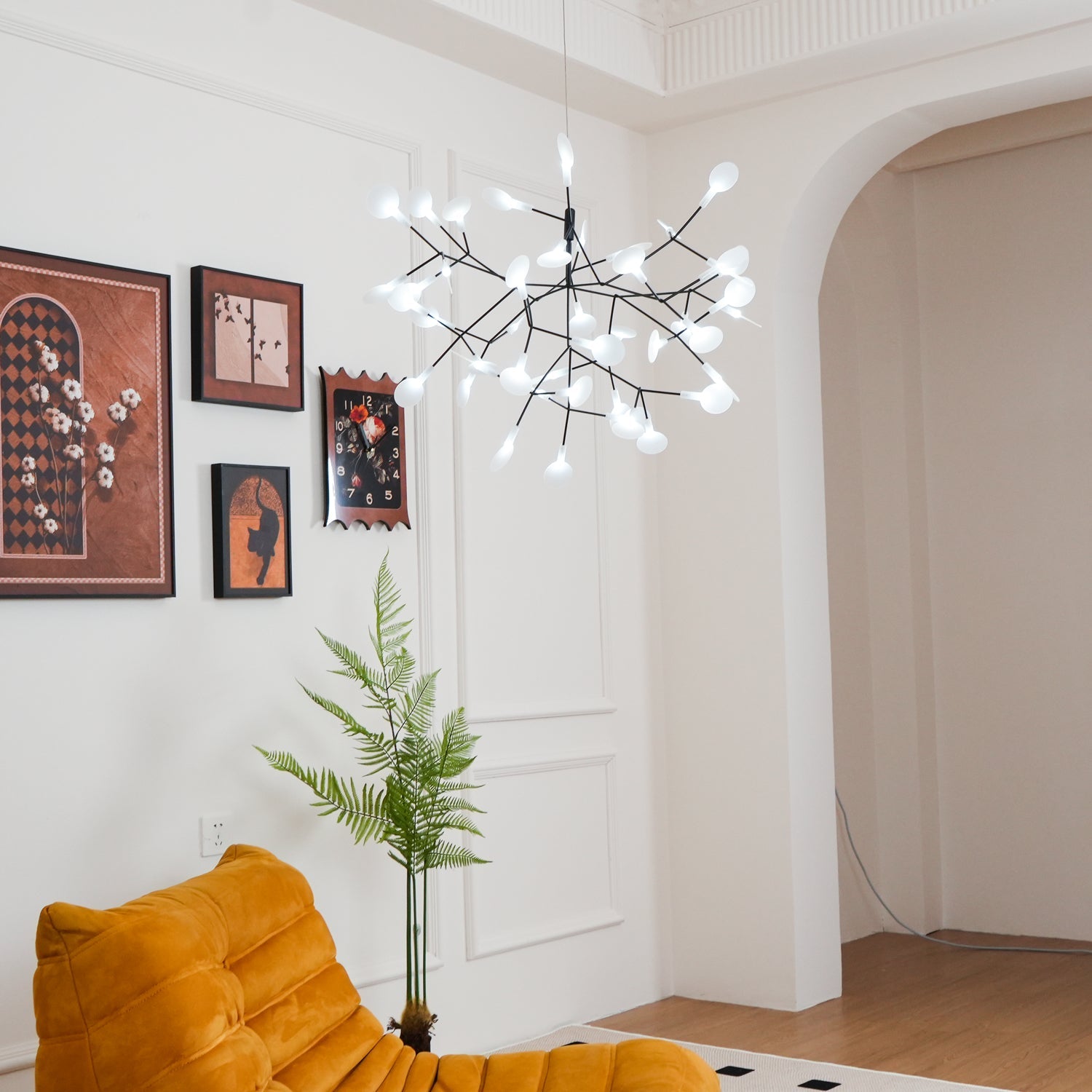 Branch-Inspired Chandelier | Multi-Head Ceiling Light