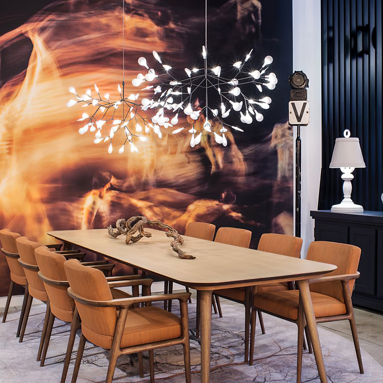 Chandelier Light Fixture | Ceiling Lamp with Multiple Heads