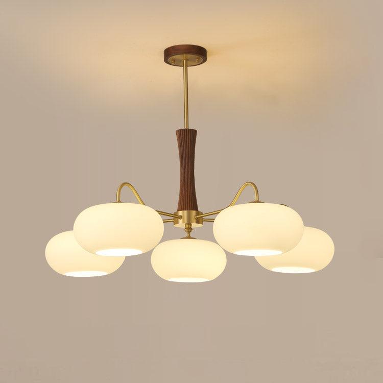 Ceiling Light  | Multi-Arm Glass Shade