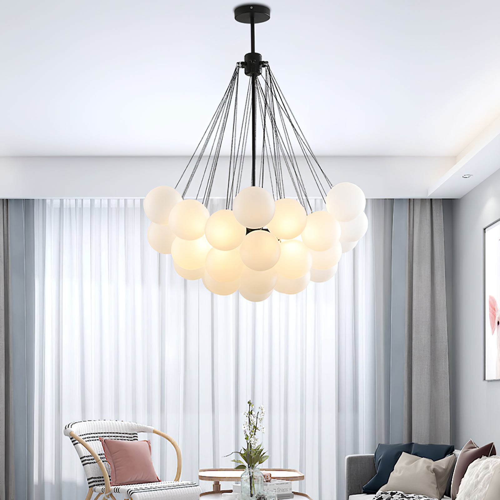 Chandelier Light | Bubble Cluster Ceiling Lamp