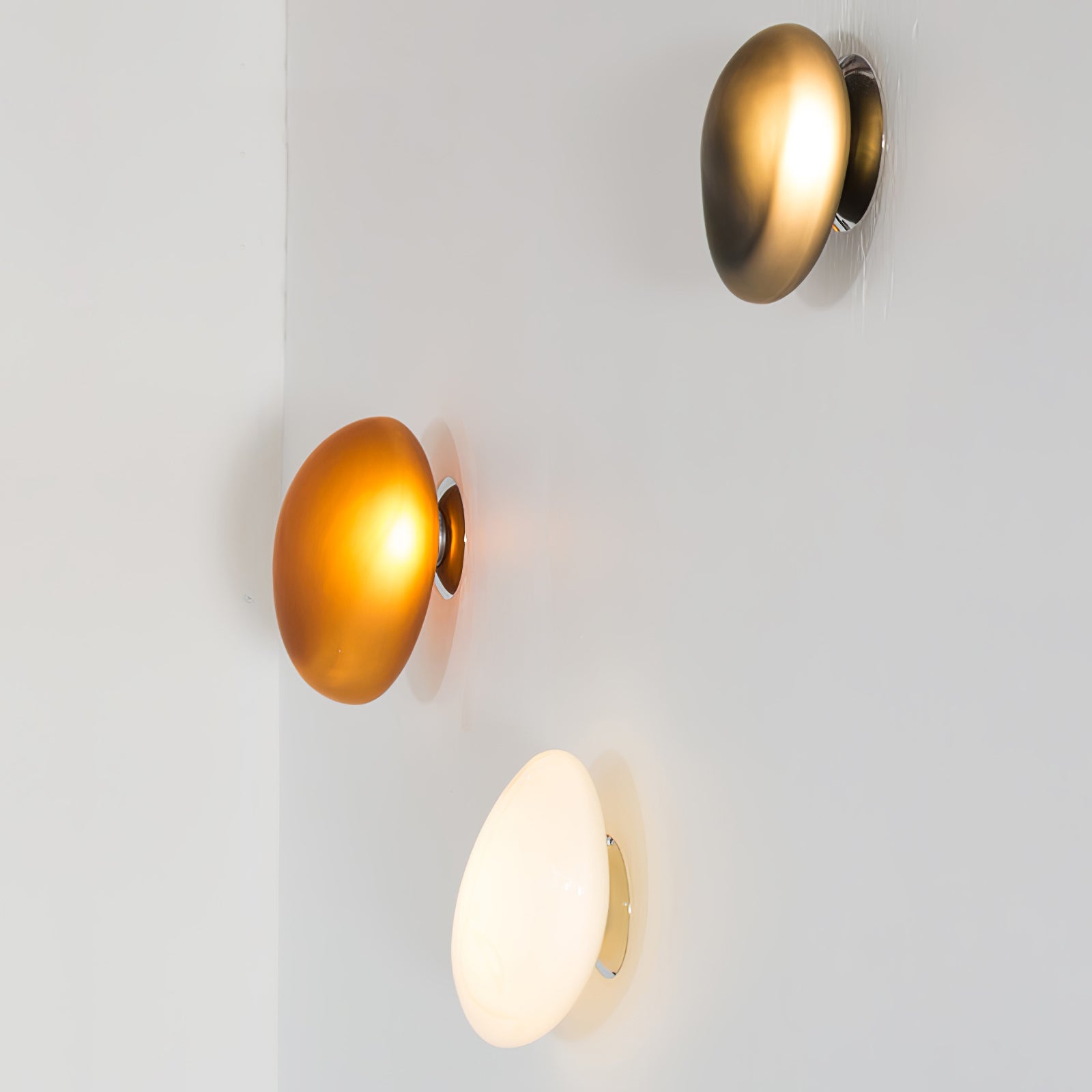 Wall Light Oval | LED Glass Fixture