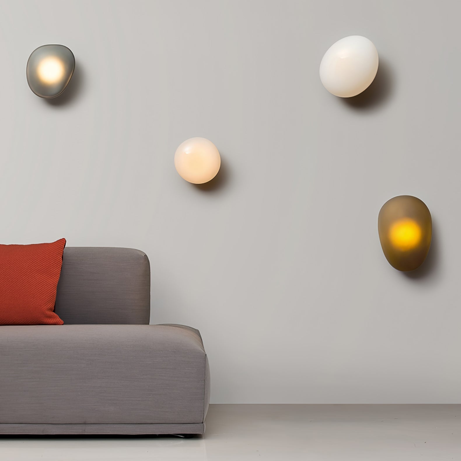 Wall Light Oval | LED Glass Fixture