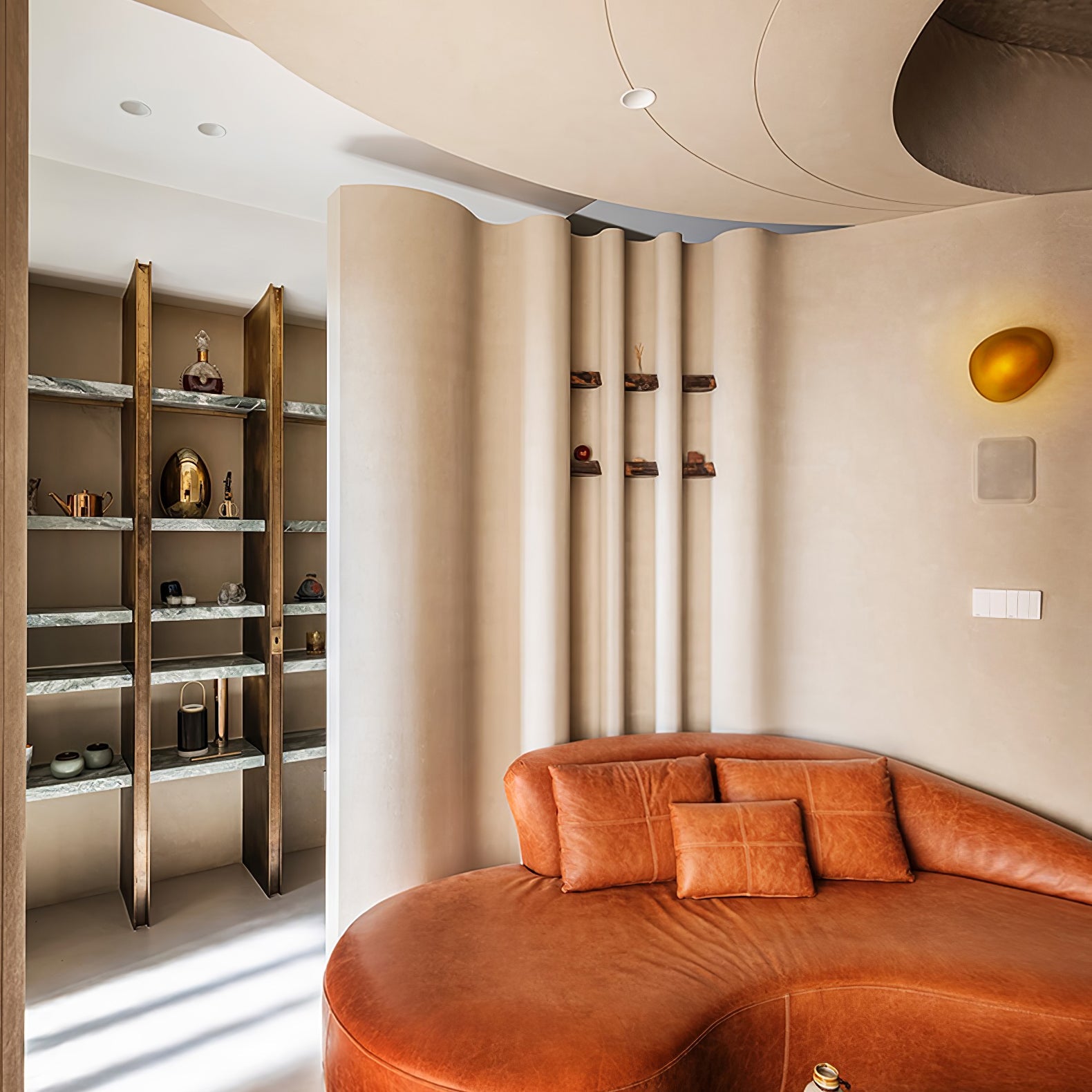 Wall Light Oval | LED Glass Fixture