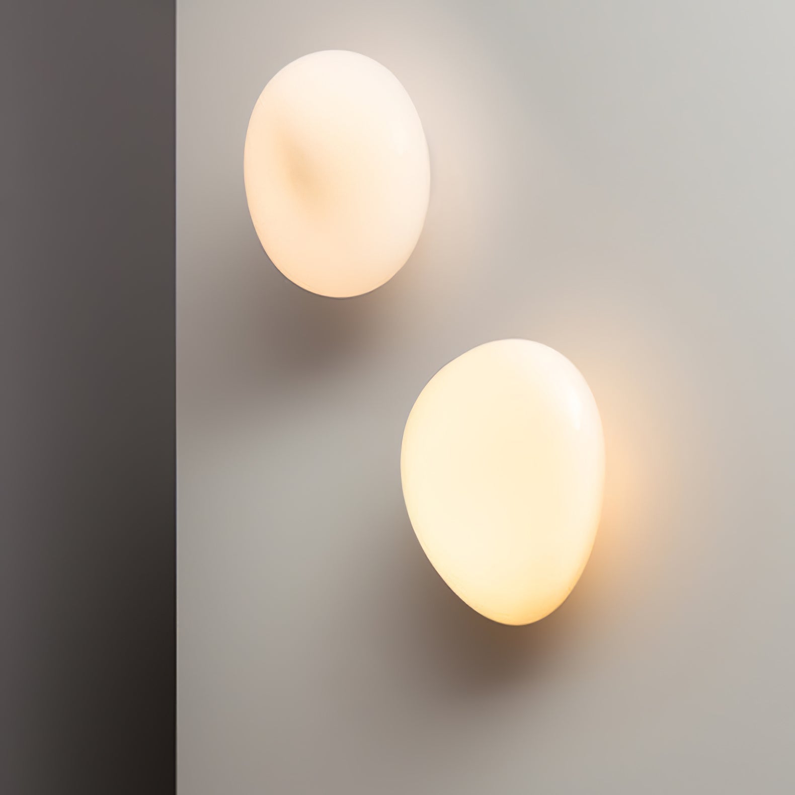 Wall Light Oval | LED Glass Fixture