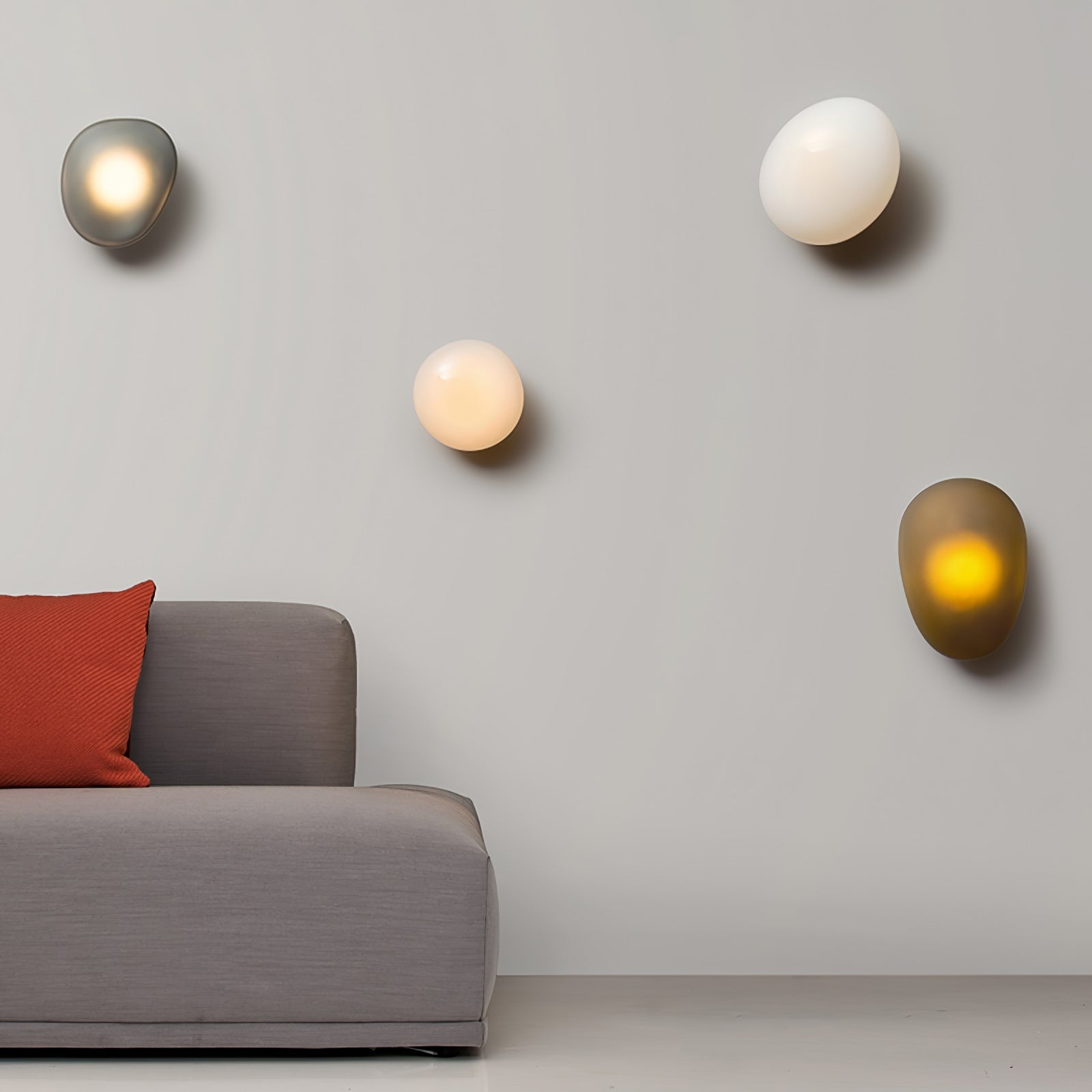 Wall Light Oval | LED Glass Fixture