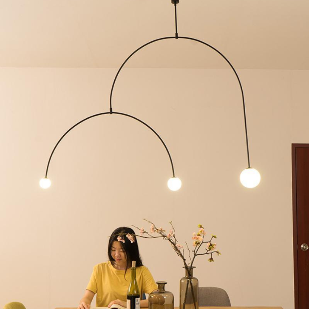 Chandelier Light | Ceiling Lamp with Mobile Arc Design