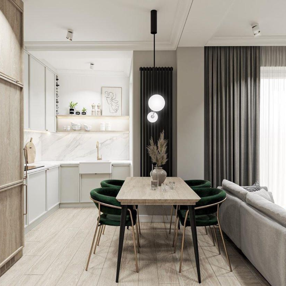 Chandelier Light | Ceiling Lamp with Mobile Arc Design