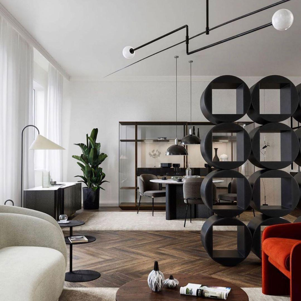 Chandelier Light | Ceiling Lamp with Mobile Arc Design