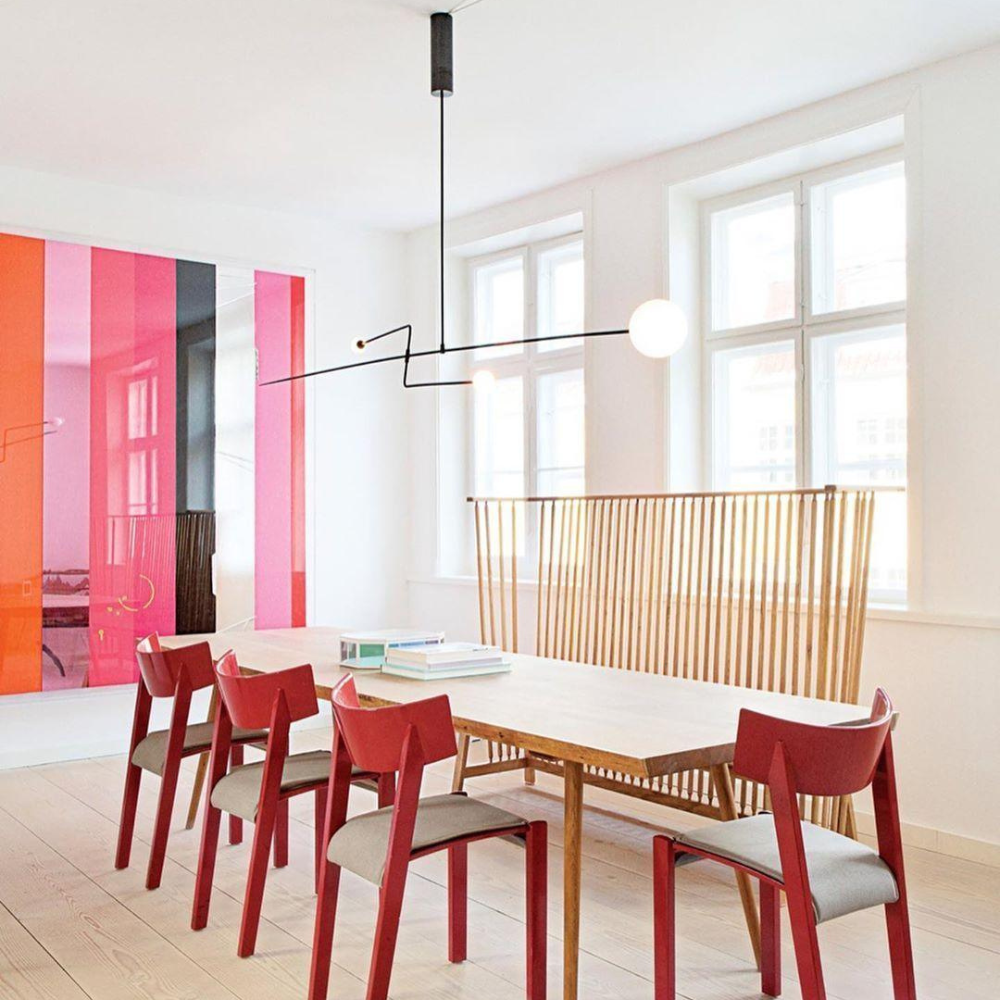 Chandelier Light | Ceiling Lamp with Mobile Arc Design