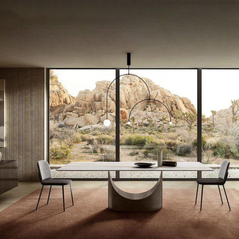 Chandelier Light | Ceiling Lamp with Mobile Arc Design