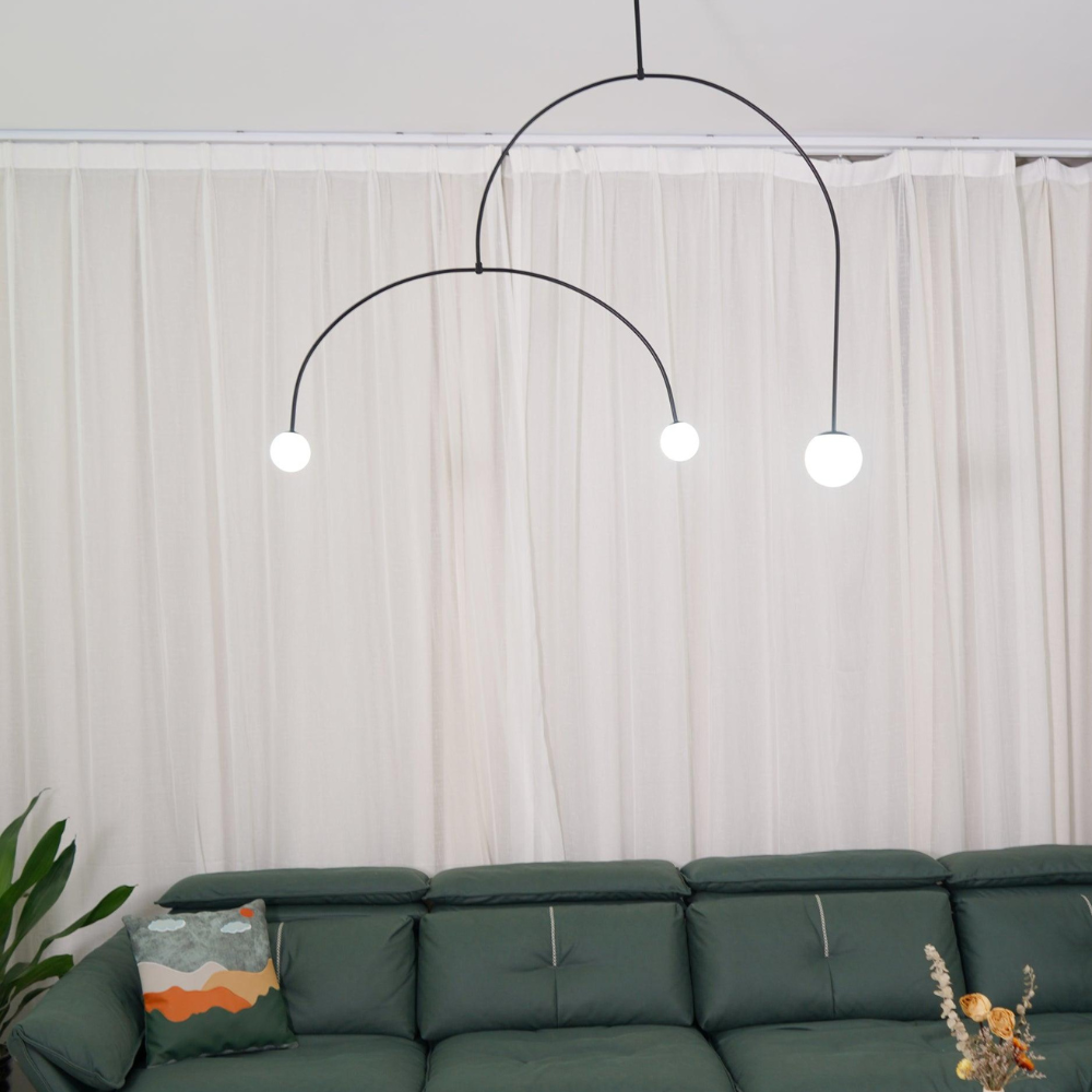 Chandelier Light | Ceiling Lamp with Mobile Arc Design