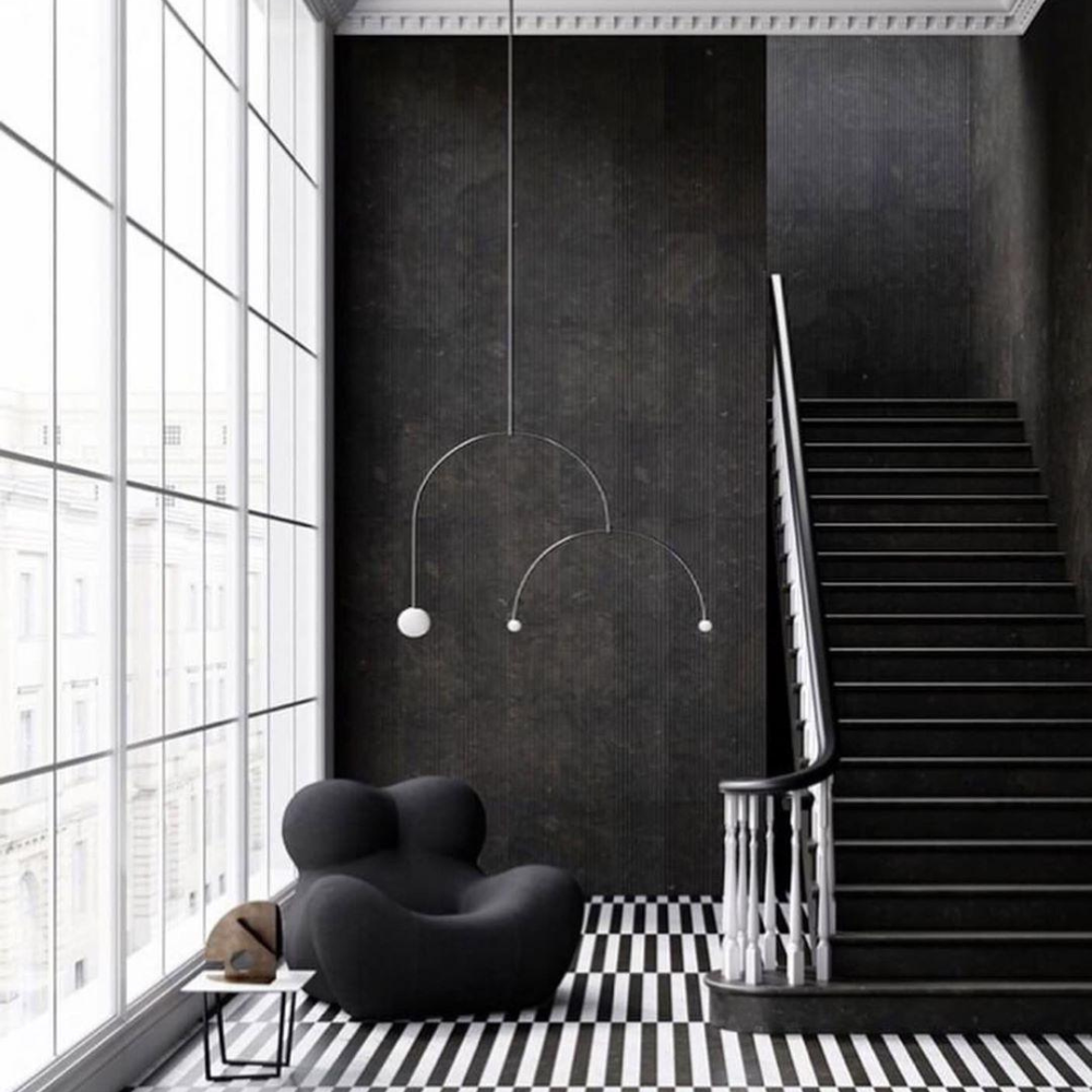 Chandelier Light | Ceiling Lamp with Mobile Arc Design