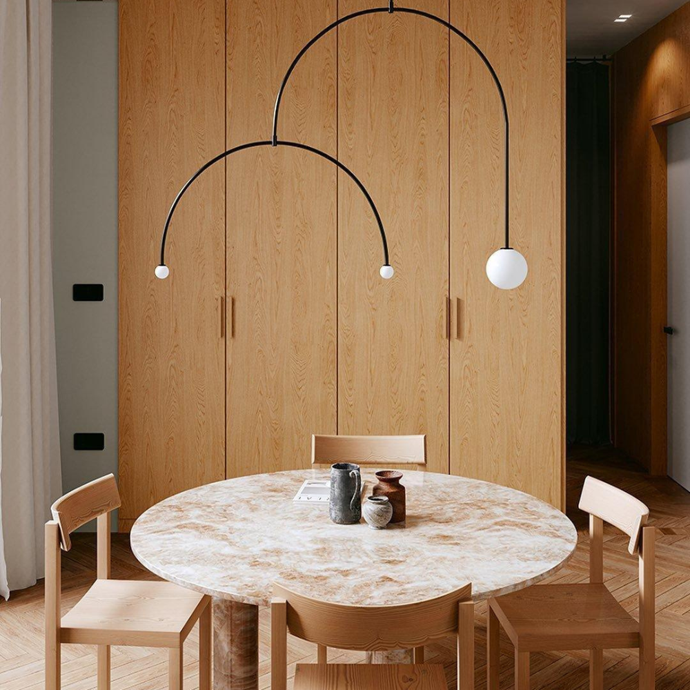 Chandelier Light | Ceiling Lamp with Mobile Arc Design