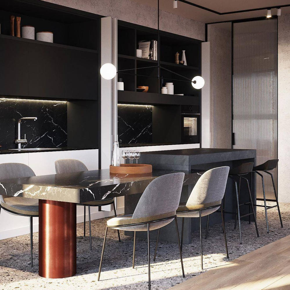 Chandelier Light | Ceiling Lamp with Mobile Arc Design