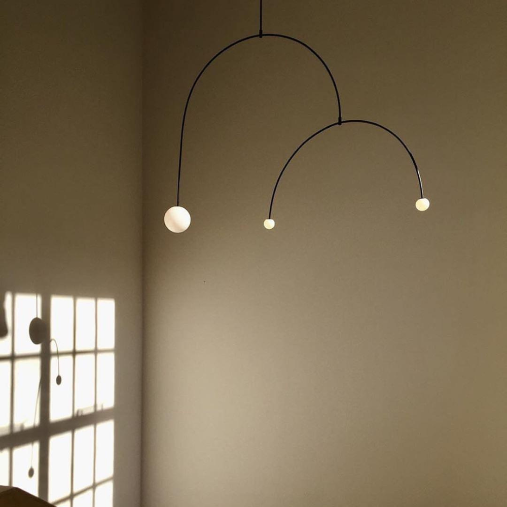 Chandelier Light | Ceiling Lamp with Mobile Arc Design