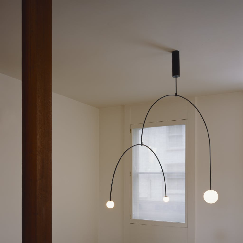 Chandelier Light | Ceiling Lamp with Mobile Arc Design