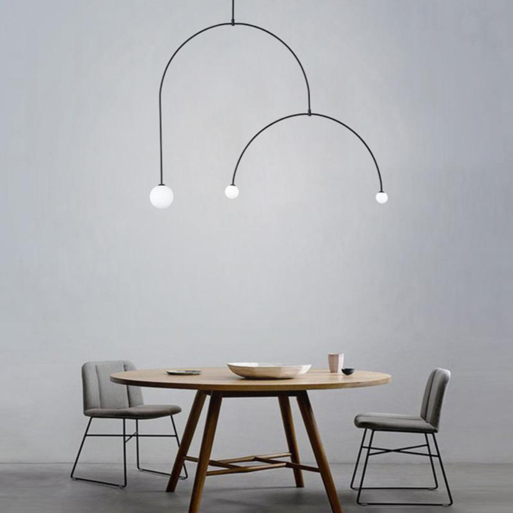 Chandelier Light | Ceiling Lamp with Mobile Arc Design